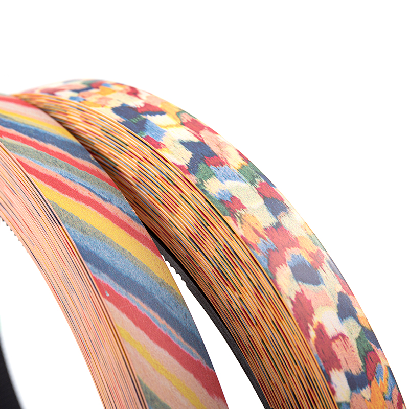 Bandas de borde creativas personalizadas de PVC impresas digitalmente